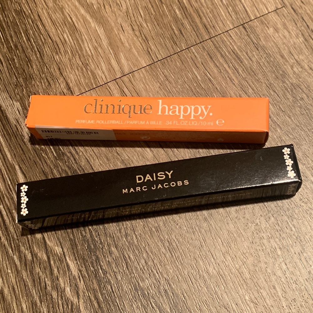 New 2 Clinique Happy Rollerball & Marc Jacobs Daisy Spray